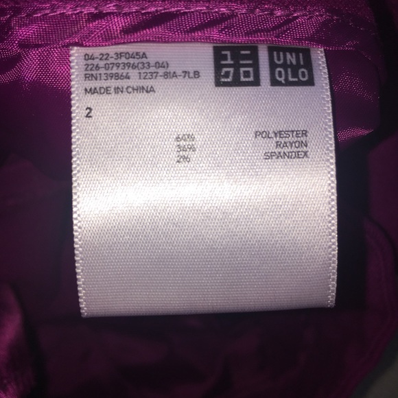 Uniqlo shorts size 2 two pockets on each side - Picture 4 of 5